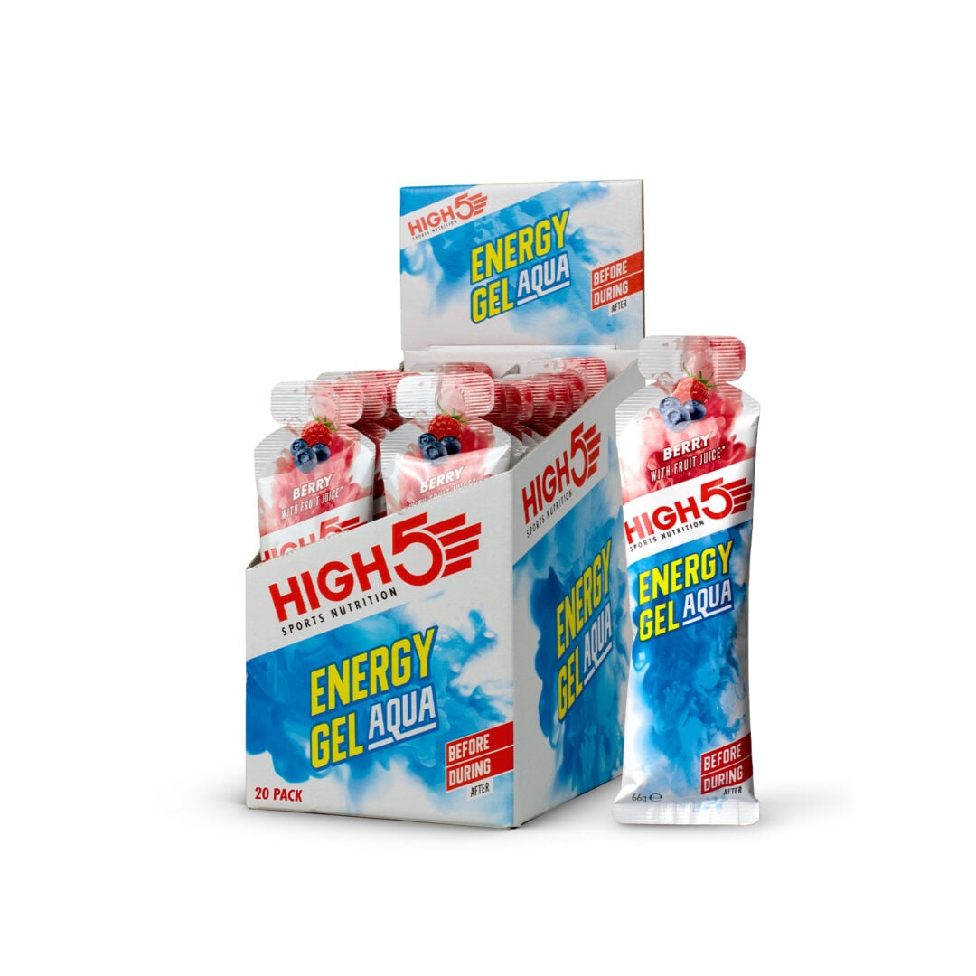 High5 Energy Gel Aqua - Berry - Display - Sports D'Endurance