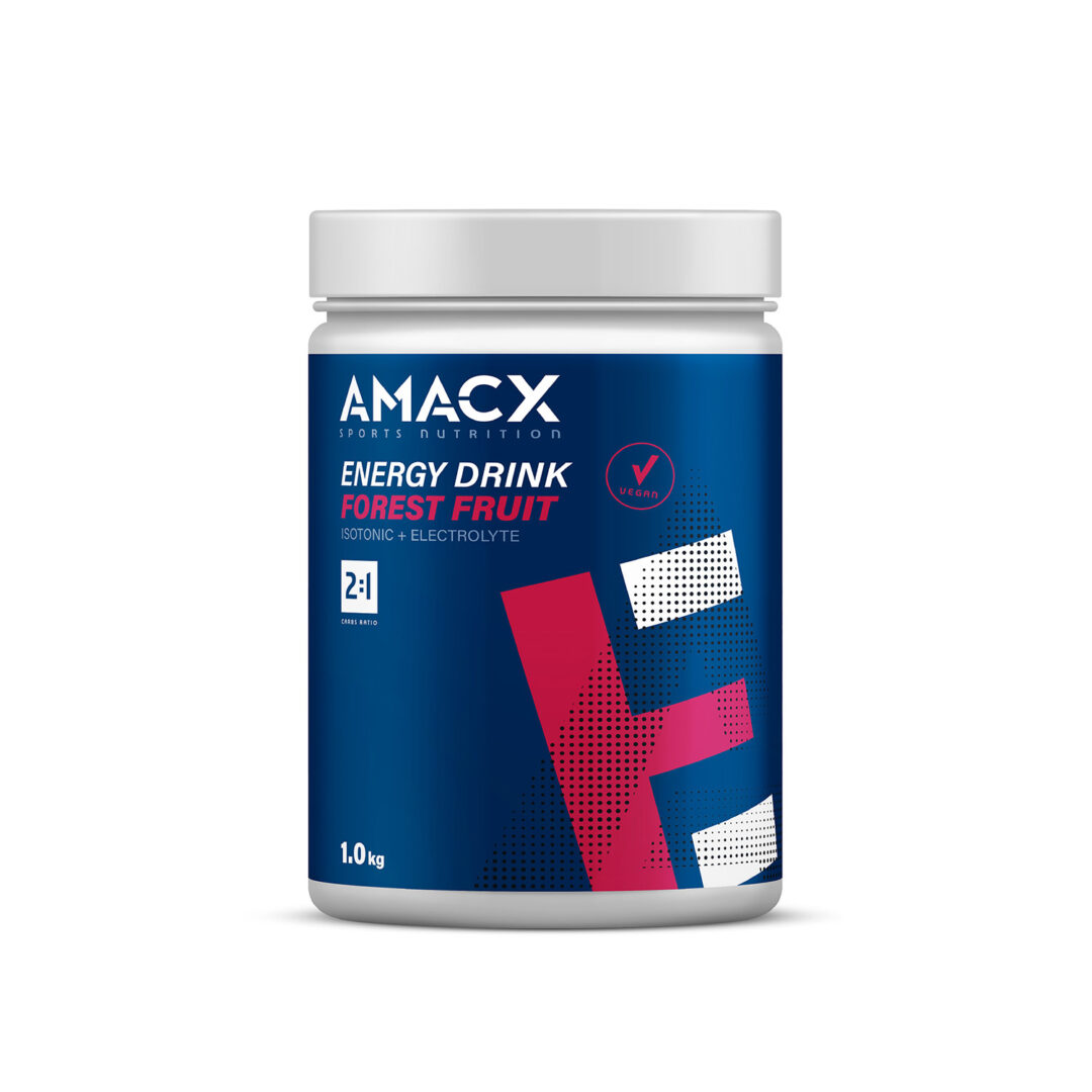 Amacx Enegy Drink 1,0 kg - Fruits de la forêt - Sports d'endurance