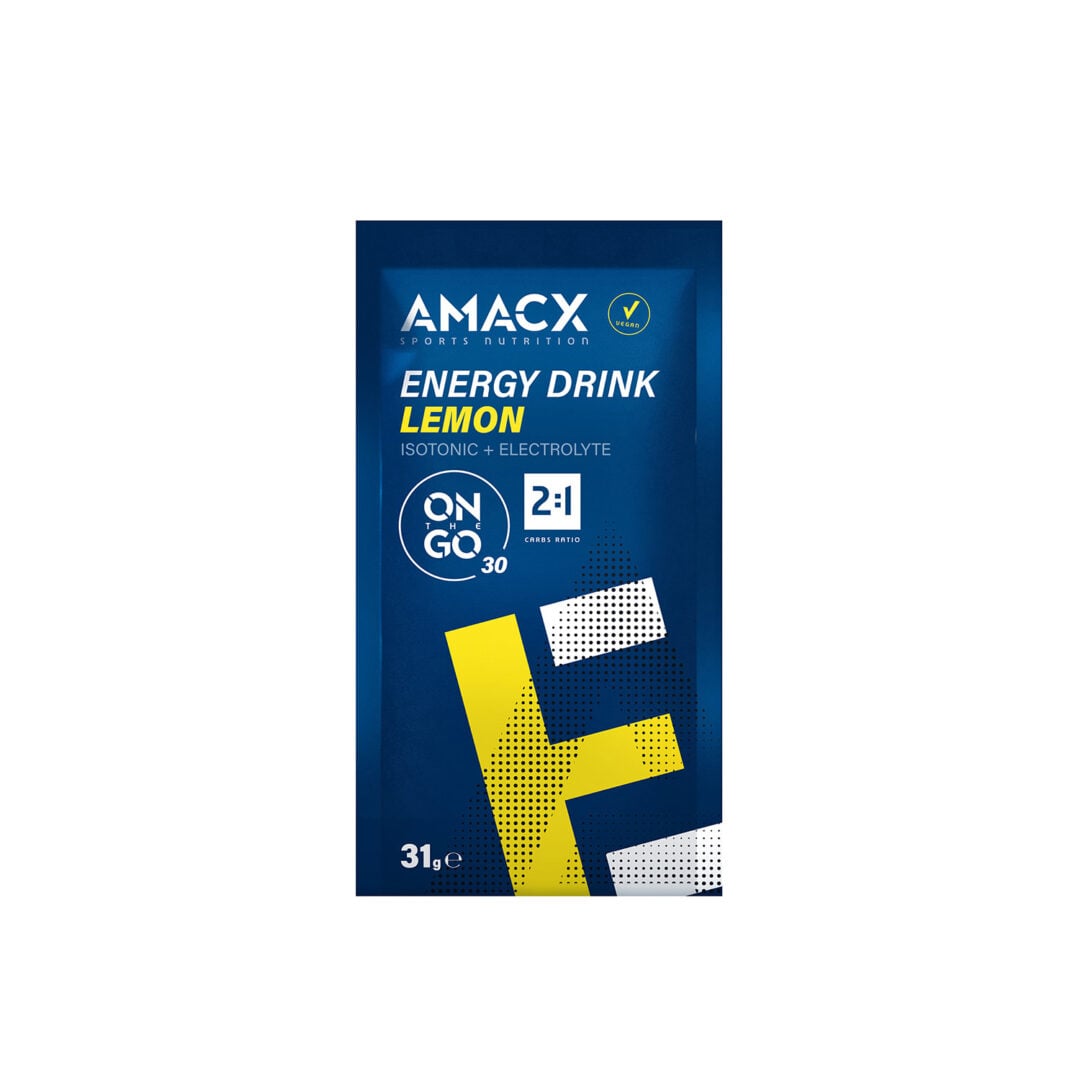 Amacx Boisson Energétique Sachet 31 gr - Citron - Sports d'endurance