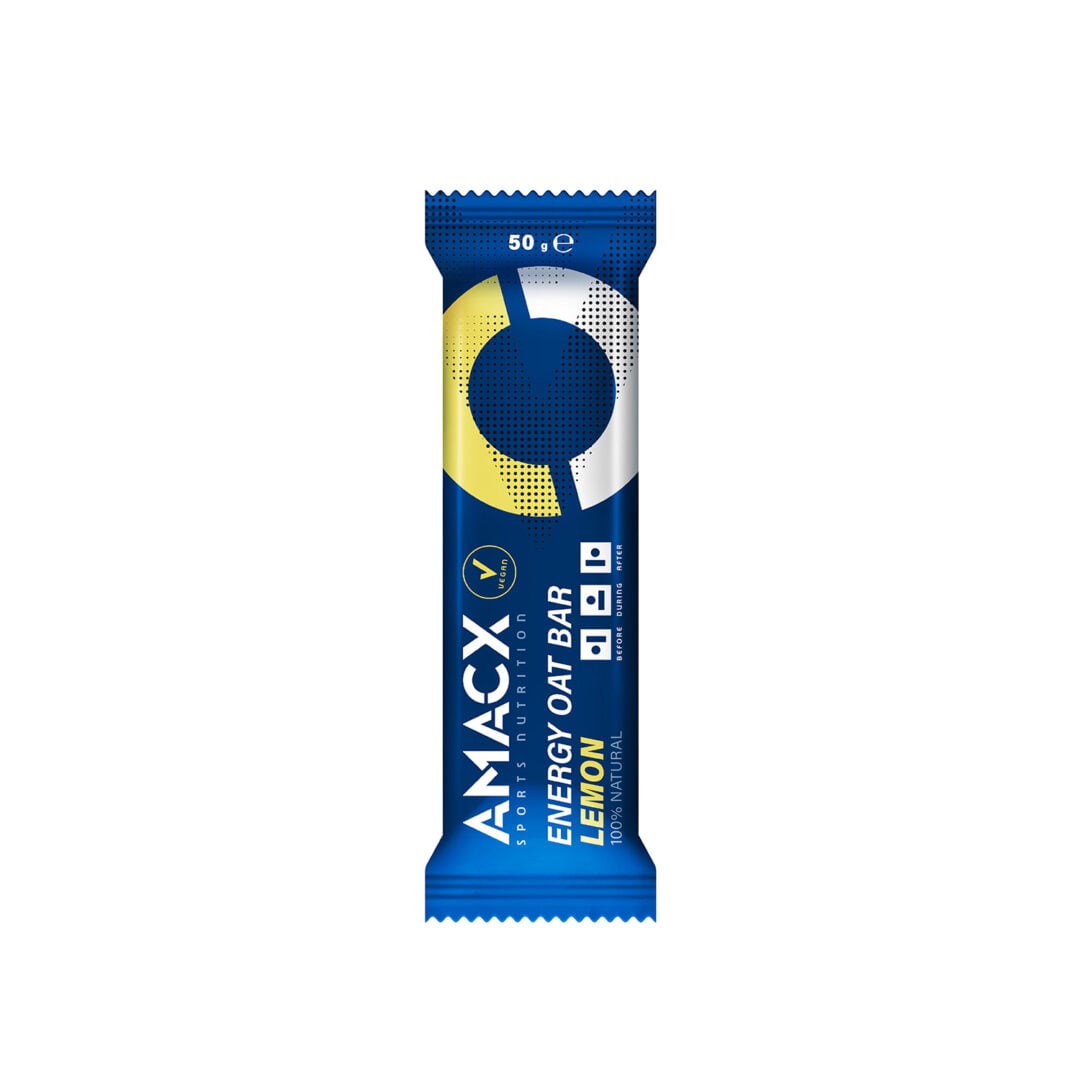 Amacx Barre d'avoine énergétique - Citron - Sports d'endurance