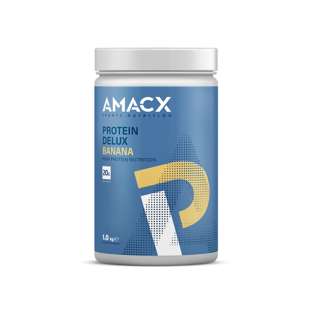 Amacx Protein Deluxe 1,0 kg - Banane - Sports d'endurance