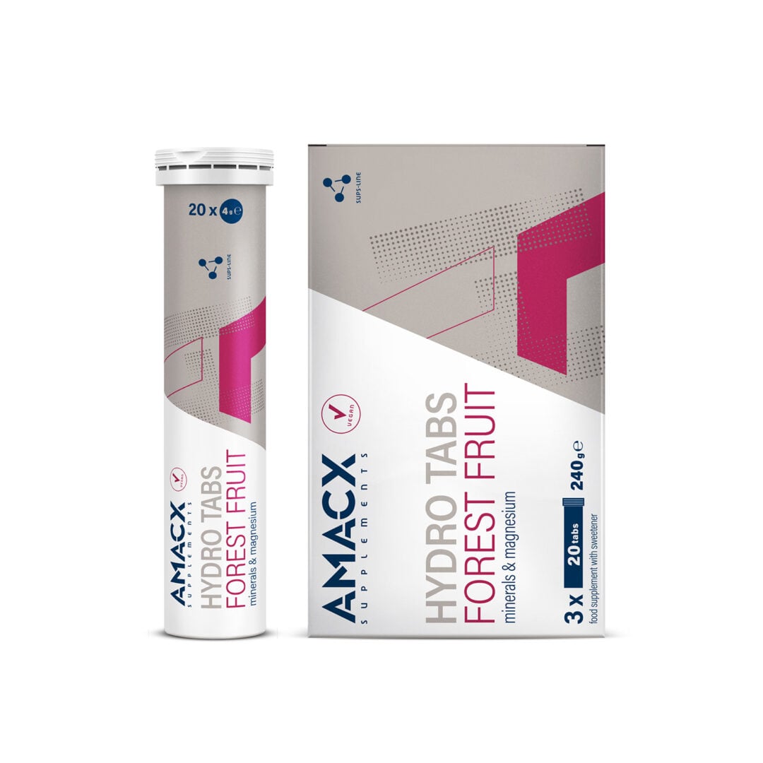 Amacx Hydro Tabs 20x4 gr - Fruit des bois - Sports d'endurance