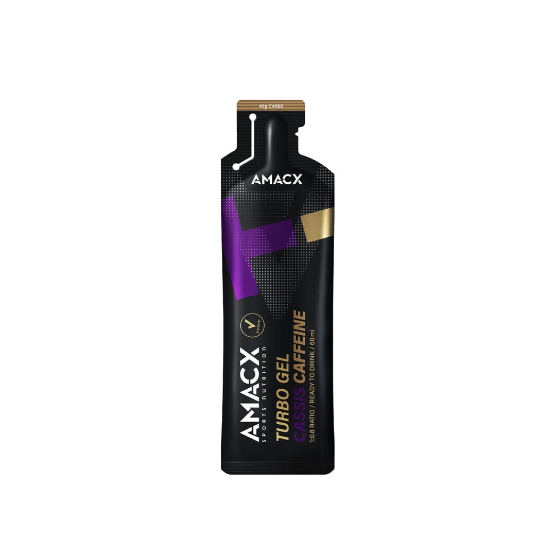 Amacx Turbo Gel 60 ml - Cassis Caféine - Sports d'endurance