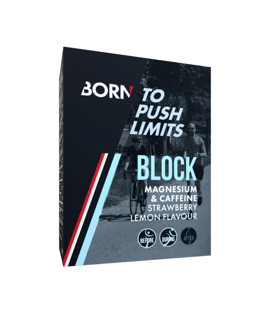 Born - Bloc 16 x 4gr - Fraise Citron - Sports d'endurance - Sports d'endurance