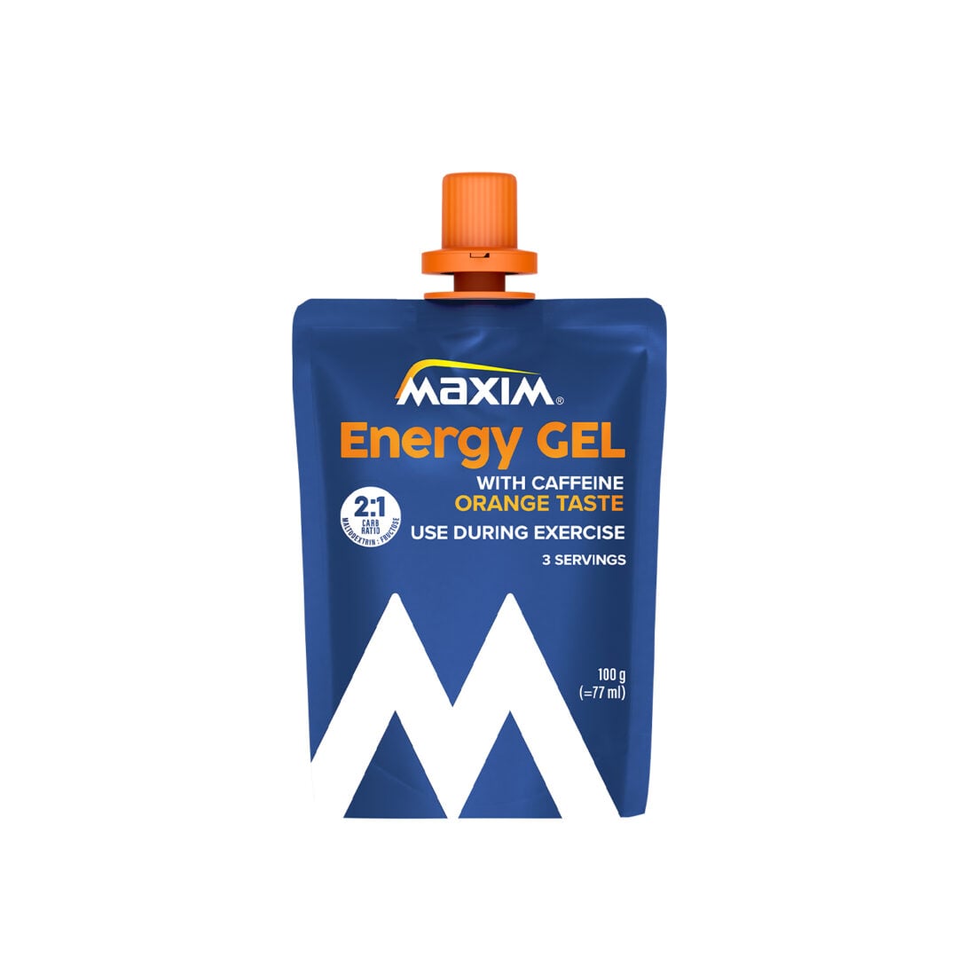 Maxim - Gel énergétique 100gr - Orange - Sports d'endurance - Sports d'endurance
