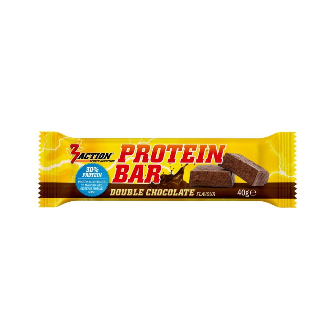 3Action - Barre protéinée - Double chocolat - Sports d'endurance - Sports d'endurance