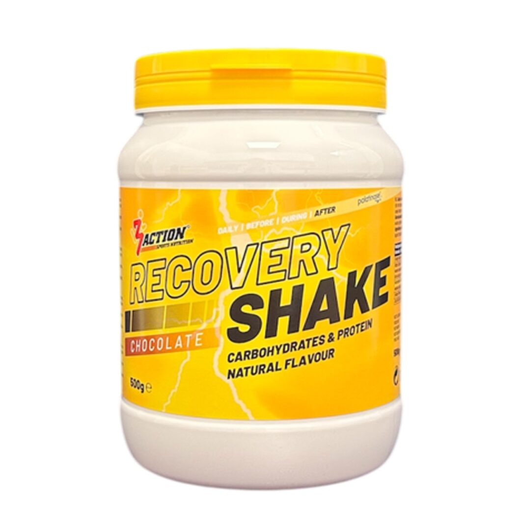 3Action - Shake de récupération 500gr - Chocolat - Sport d'endurance - Sports d'endurance