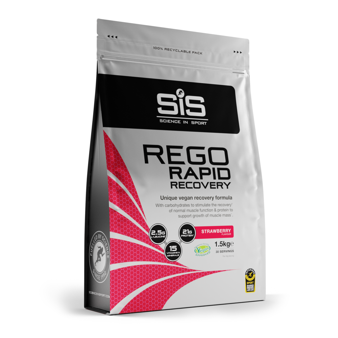 SiS - Rego Rapid Recovery 1 500 g - Fraise - Sports D'Endurance