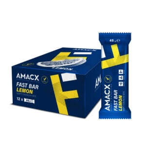 Amacx Fast Bar 45 gr - présentoir - Citron - Sports d'endurance