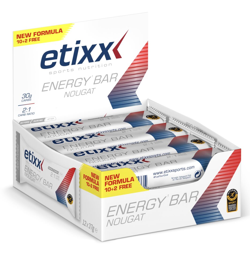 Etixx - Energy Nougat Bar 40gr 12 pièces (Display) - Sports d'endurance - Sports d'endurance