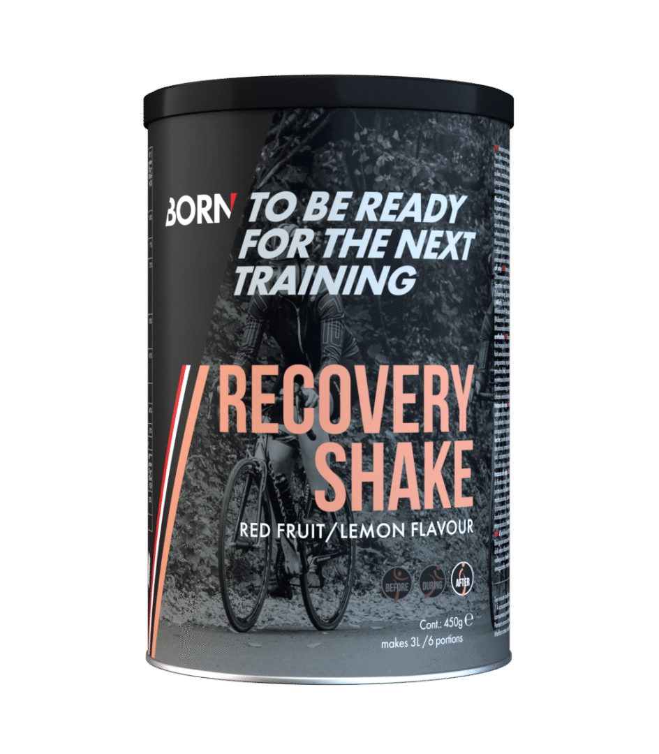 Born - Shake de récupération 450gr - Fruits rouges citron - Sports d'endurance - Sports d'endurance