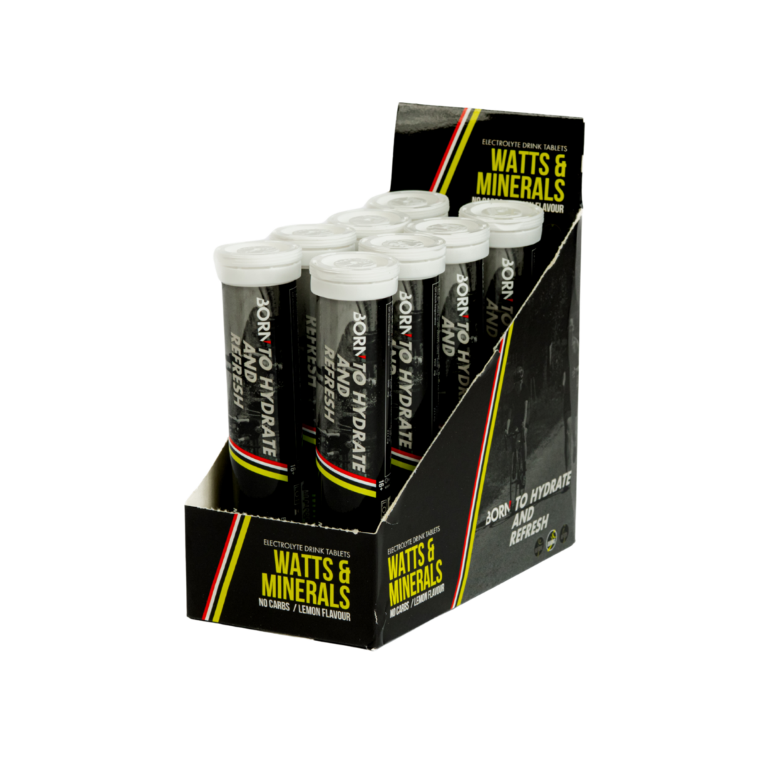Born - Watts et Minerals Lime - Présentoir - Sports D'Endurance