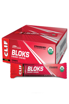 Clif Bloks Energy Chews Fraise