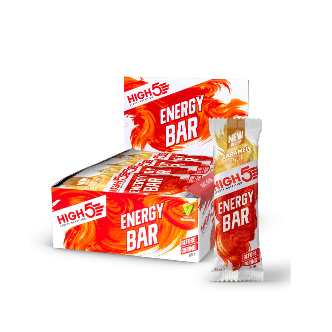 High5 - Barre énergétique 55g 12 Pack - Caramel - Sports d'endurance - Sports d'endurance
