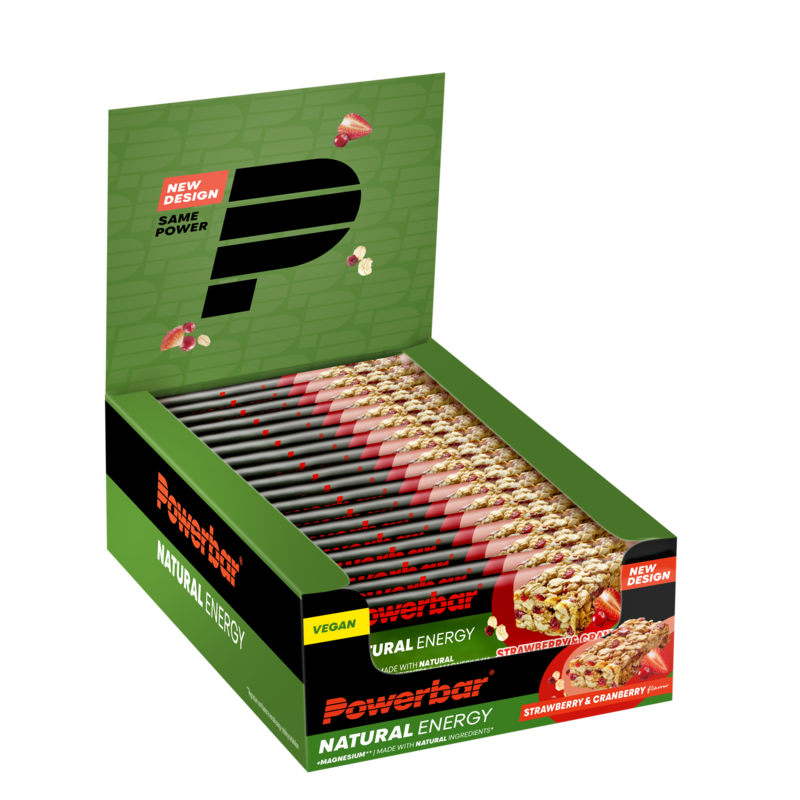 Powerbar - Natural Energy Bar - Fraise Canneberge - Sports d'endurance