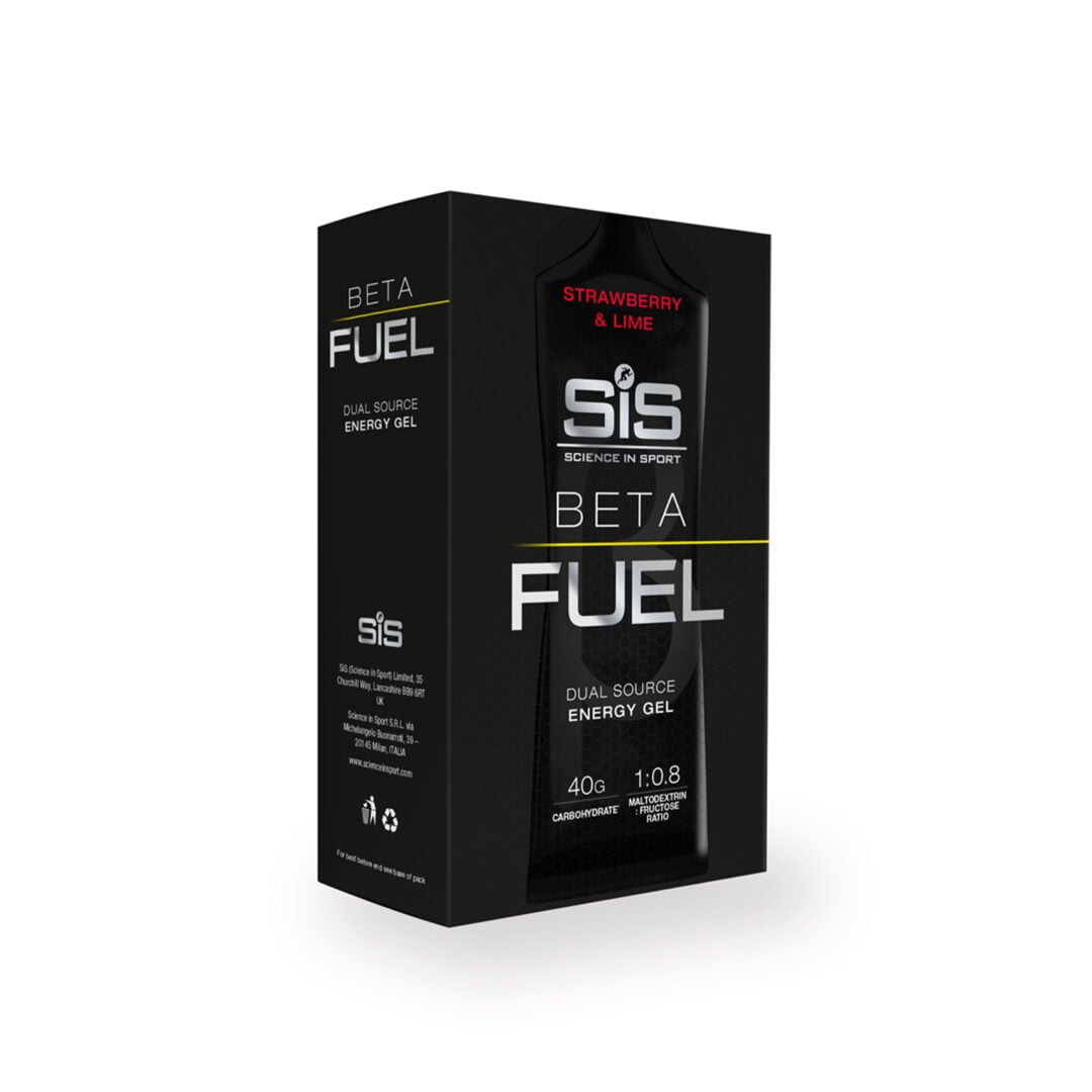 SiS - Beta Fuel Gel 6 pack - Fraise et citron vert - Sports d'endurance - Sports d'endurance