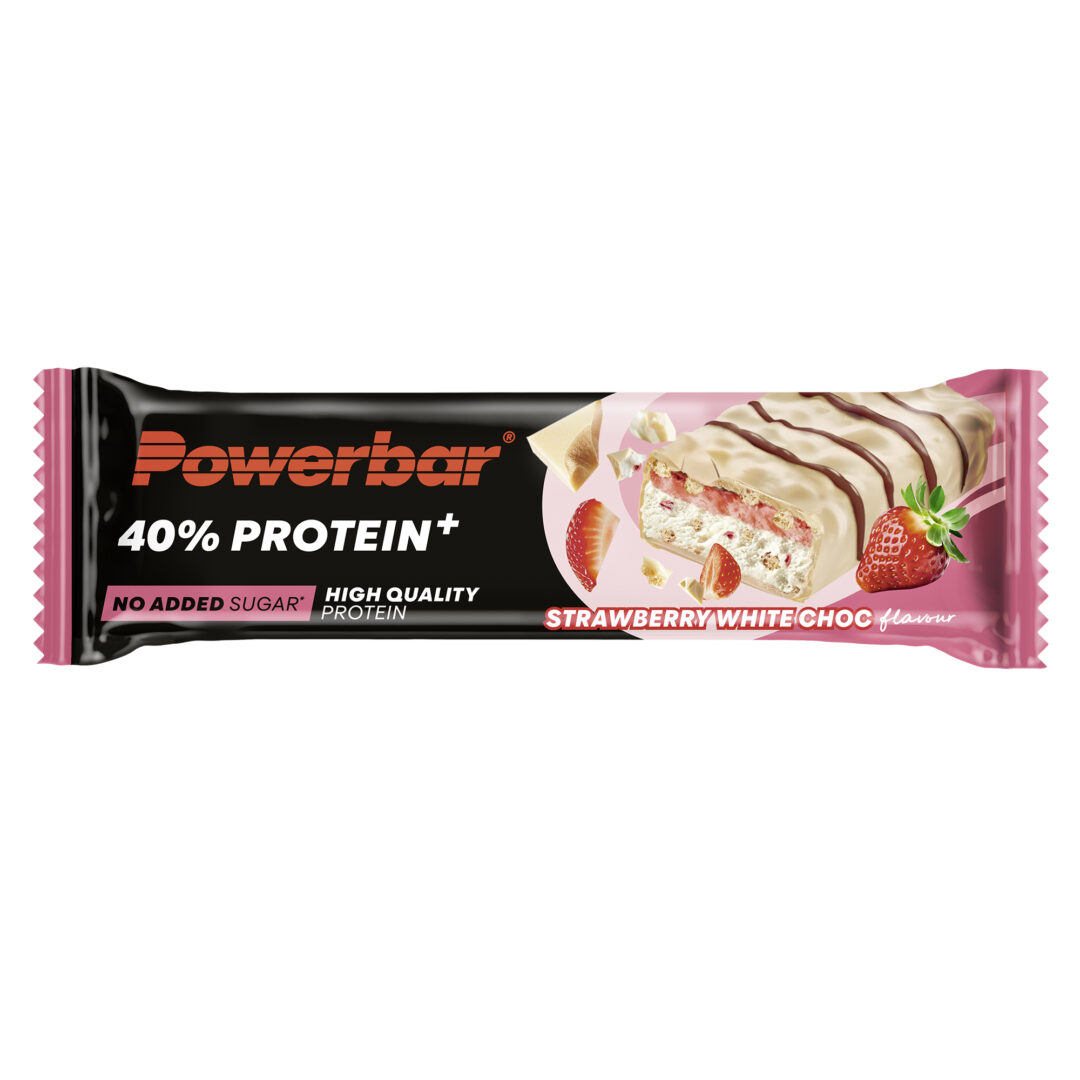 Powerbar - 40% Protein Crisp Bar - Strawberry White Choco - Sports d'endurance - Sports d'endurance