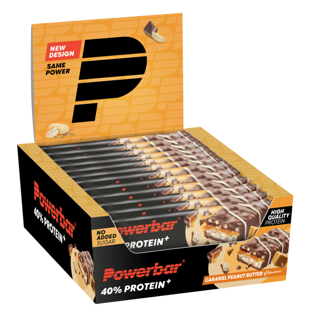Powerbar - 40% Protein Crisp Bar 12 pieces (Display) - Caramel Peanut Butter - Sports d'endurance - Sports d'endurance