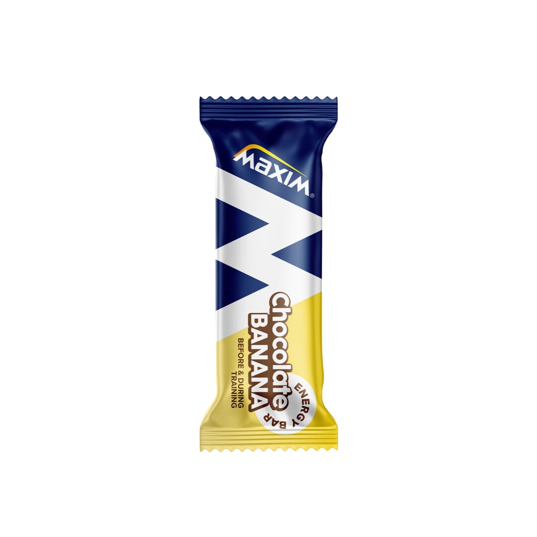 Maxim - Barre énergétique - Chocolat et banane - Sports d'endurance - Sports d'endurance