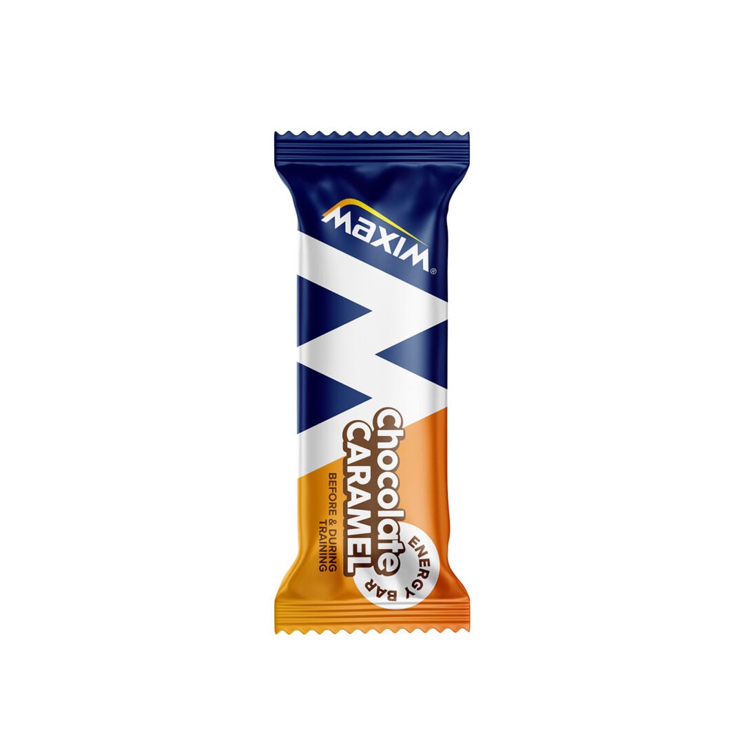 Maxim - Barre énergétique - Chocolat et caramel - Durabilité - Sports d'endurance