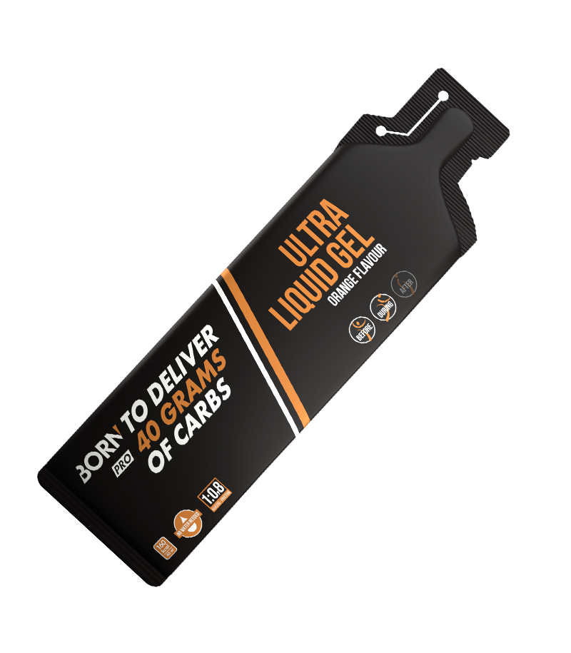 Born - Gel ultra liquide 60ml - Orange - Sports d'endurance - Sports d'endurance