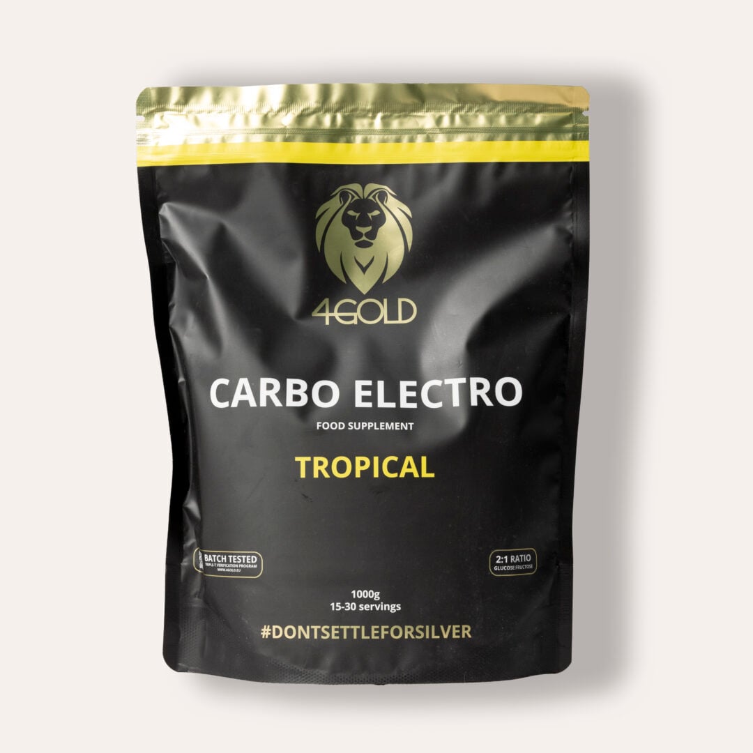 4Gold - Carbo Electro - Tropical - 1000 gr - Sports d'endurance - Sports d'endurance
