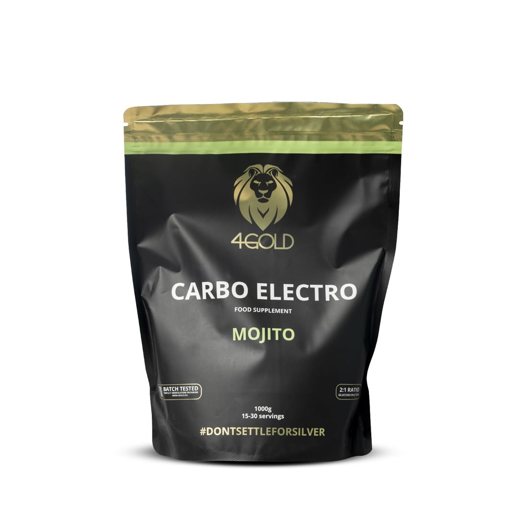 4Gold - Carbo Electro Drink 1,0 kg - Mojito - Sports d'endurance - Sports d'endurance