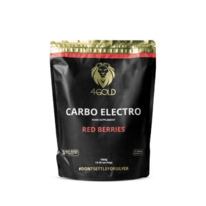 4Gold - Carbo Electro Drink 1,0 kg - Baies rouges - Sports d'endurance - Sports d'endurance