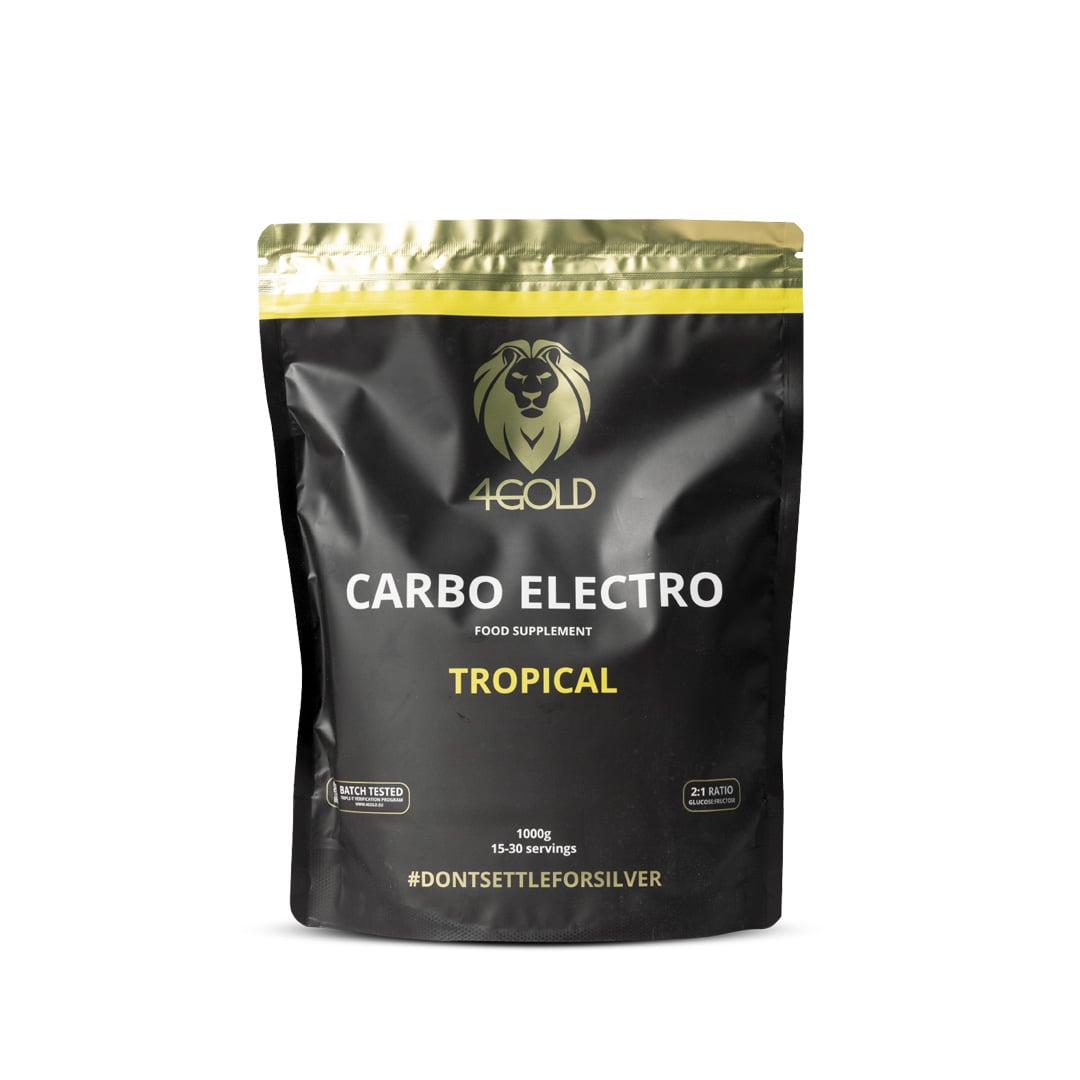 4Gold - Carbo Electro Drink 1,0 kg - Tropical - Endurance - Endurance sportive