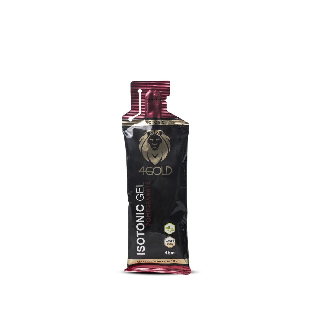 4Gold - Gel isotonique 45ml - Grenade - Sports d'endurance - Sports d'endurance