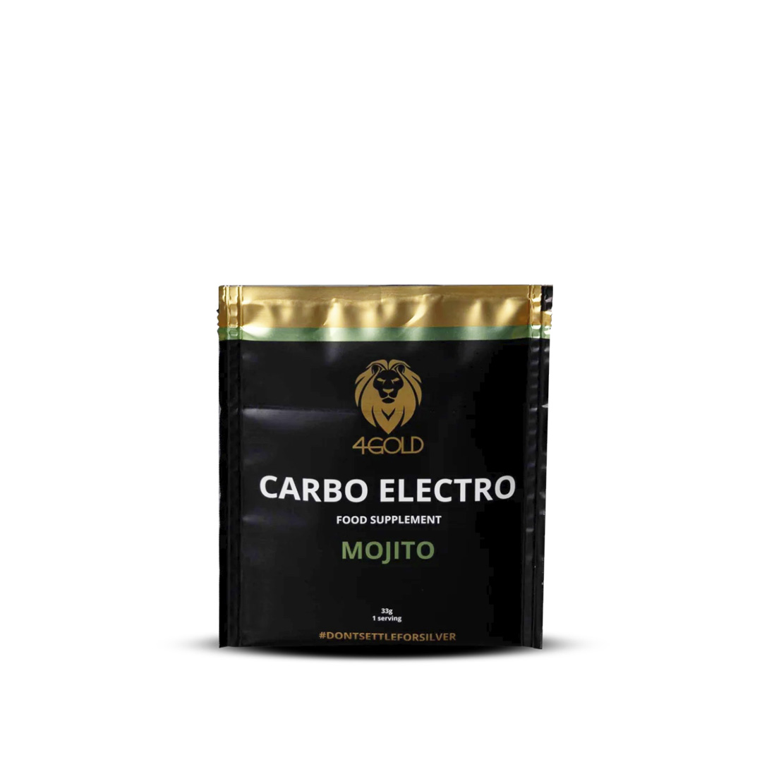 4Gold - Carbo Electro Drink Sachet 33 gr - Mojito - Sports d'endurance - Sports d'endurance