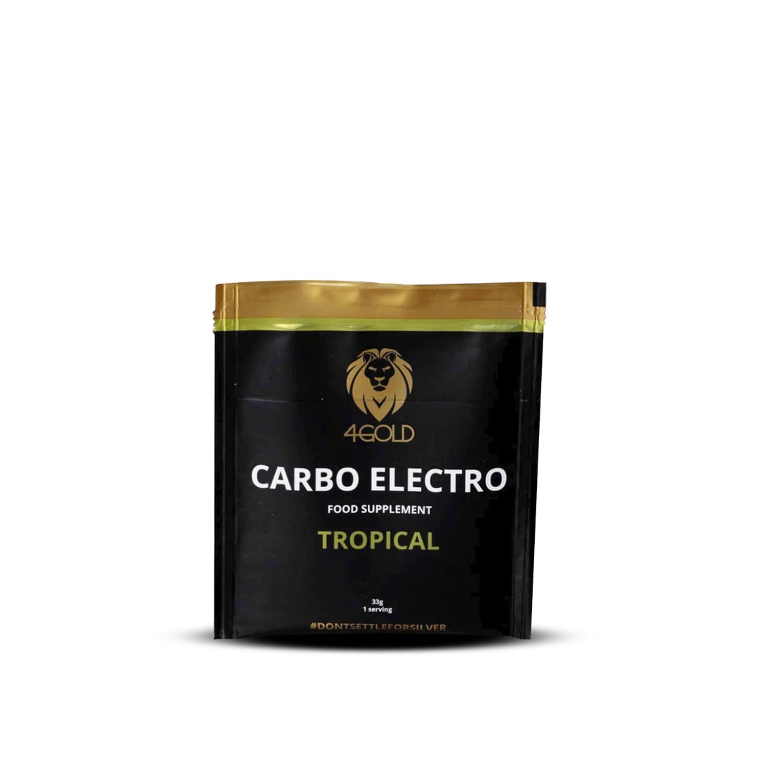 4Gold - Carbo Electro Drink Sachet 33 gr - Tropical - Endurance - Sports Endurance