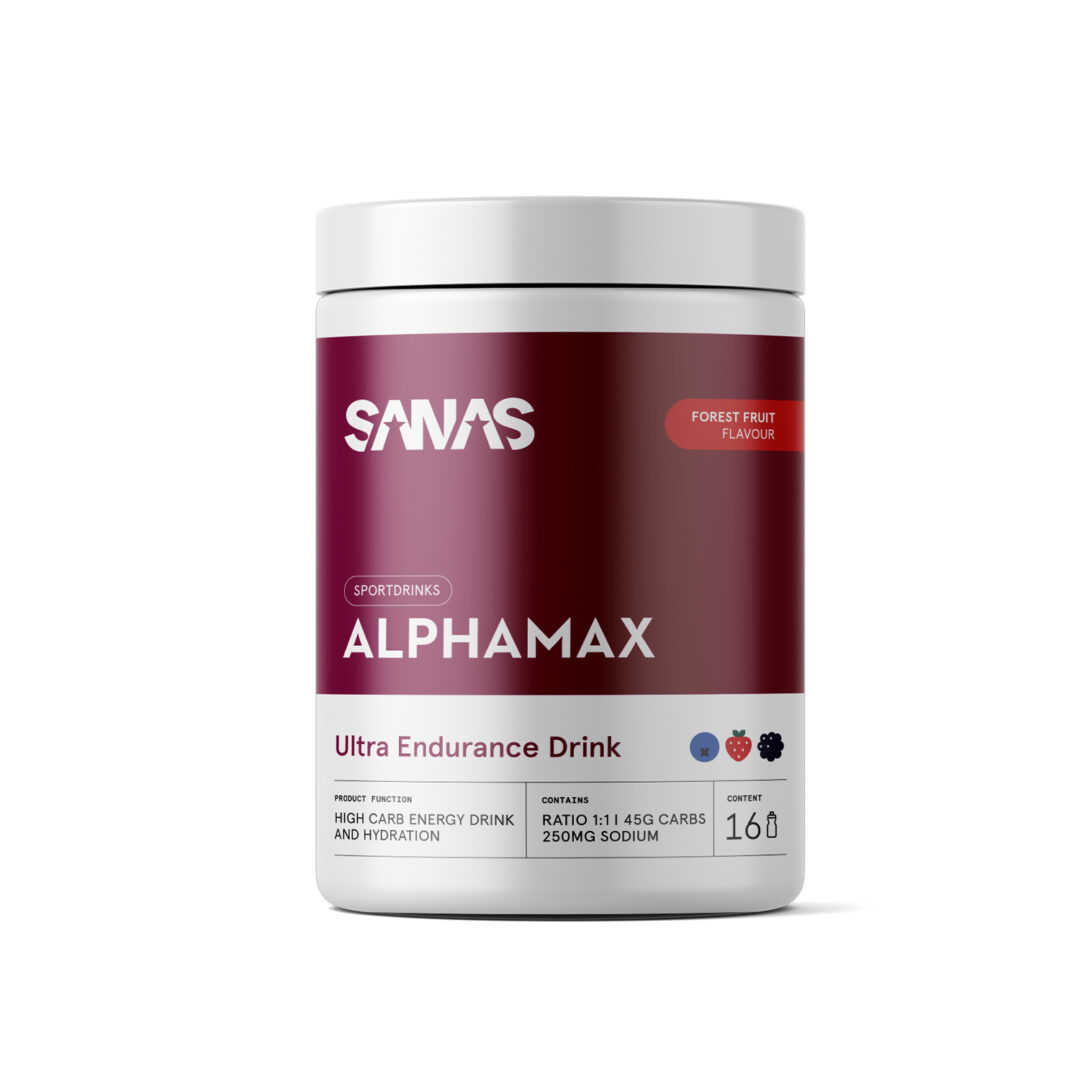 Sanas - Boisson Alphamax - 760 g - Fruits des bois - Sports d'endurance