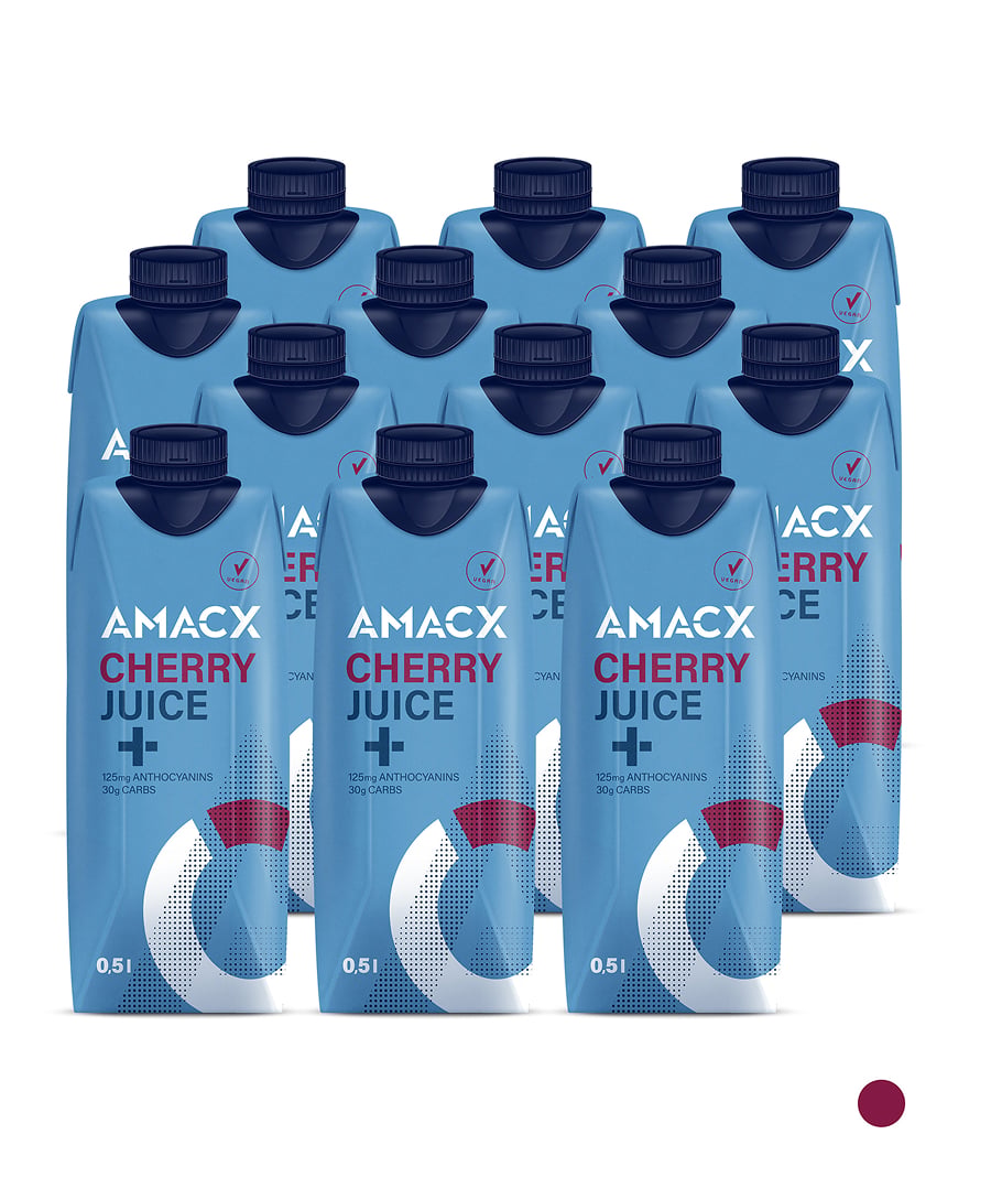 Amacx Cherry Juice+ 12x 500 ml - Sports d'endurance