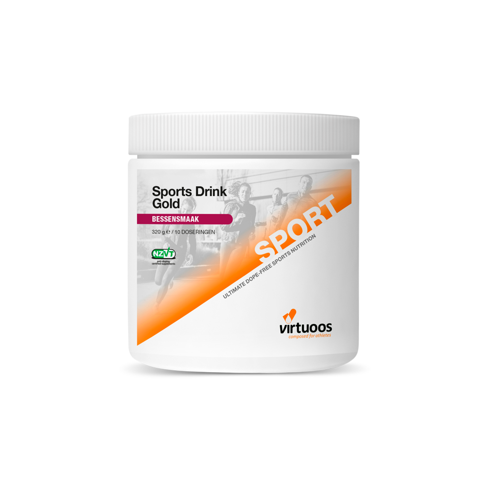 Virtuoos Sports Drink Gold 320 gr - Baies - Sports d'endurance