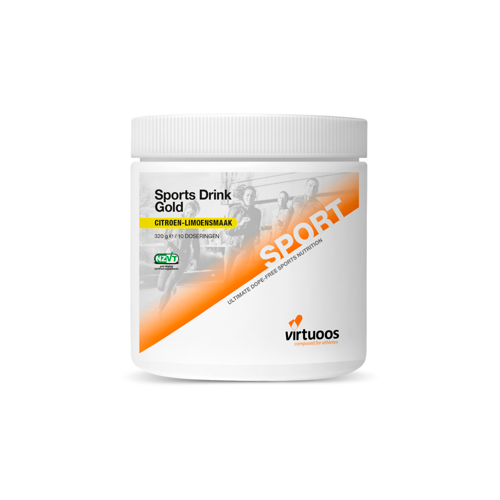 Virtuoos Sports Drink Gold 320 gr - Citron - Sports d'endurance