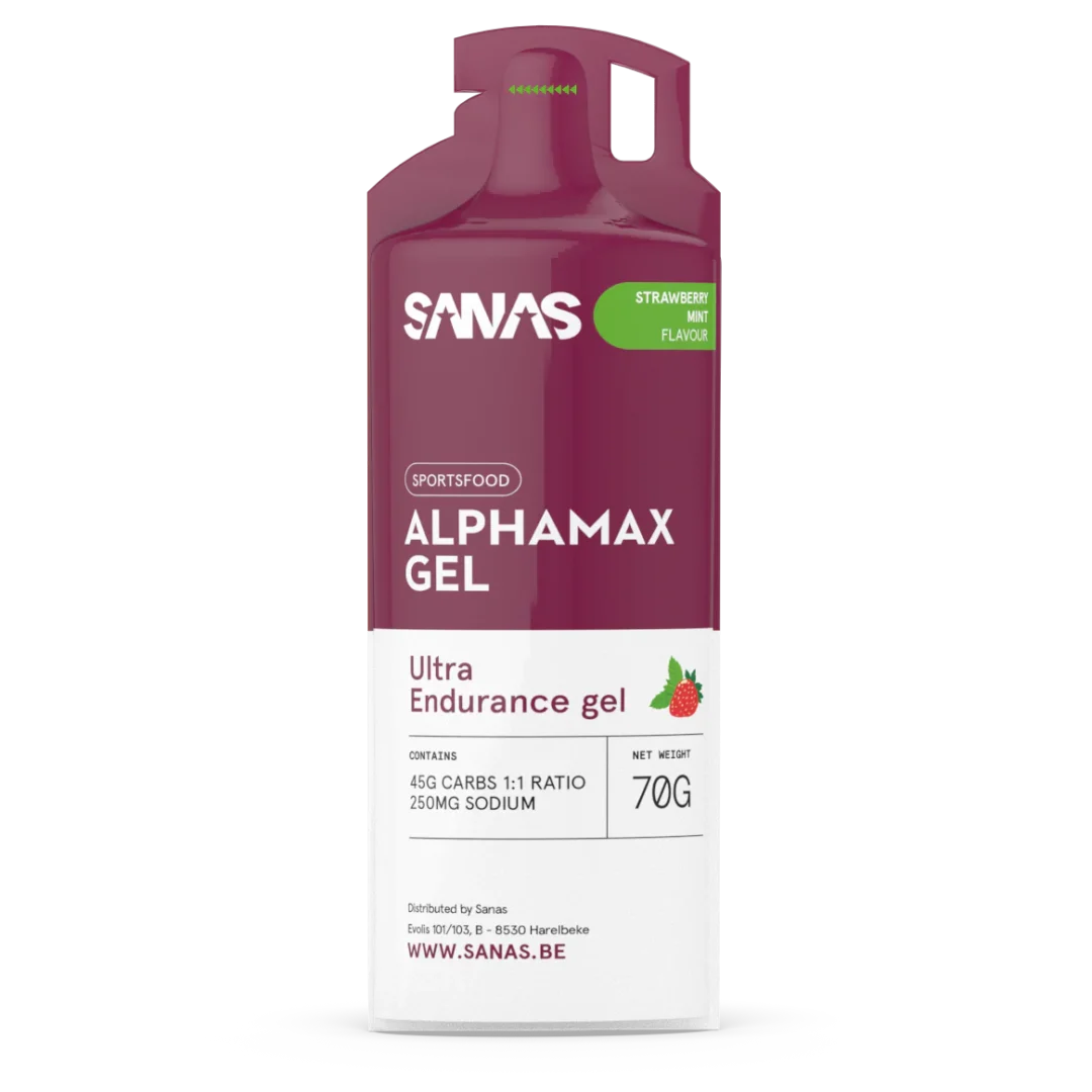 Sanas - Alpamax Gel 6 x 70 ml - Menthe fraise - Sports d'endurance
