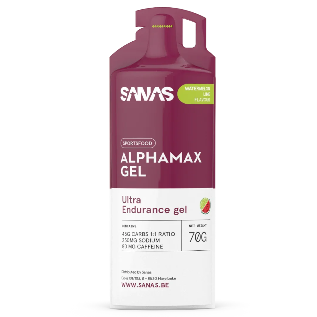 Sanas - Alpamax Gel 6 x 70 ml - Citron vert pastèque - Sports d'endurance