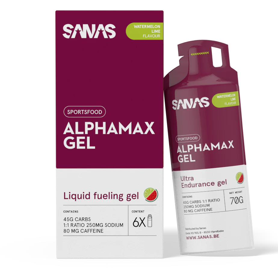 Sanas - Alpamax Gel 6 x 70 ml - Citron vert pastèque - Sports d'endurance