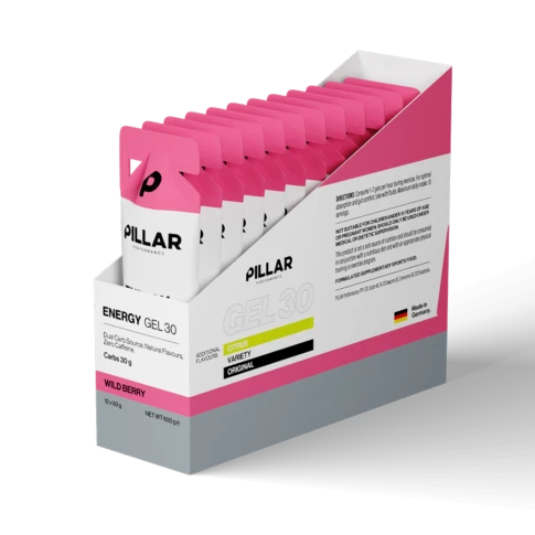Pillar Performance - Energy Gel 30 en présentoir - Baies sauvages - Sports D'Endurance