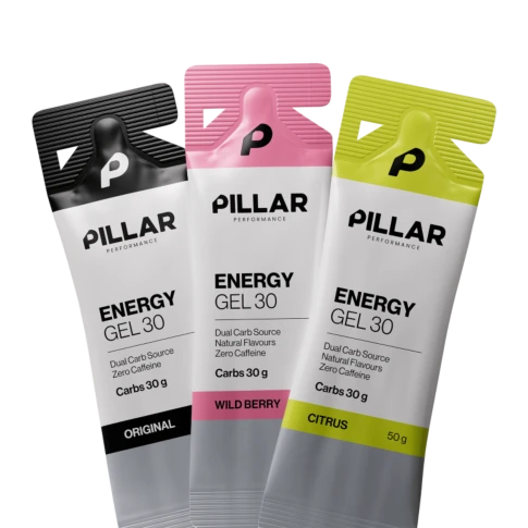 Pillar Performance - Energy Gel 30 À l'unité - Original (Neutre), Baies sauvages, Agrumes - Sport d'endurance